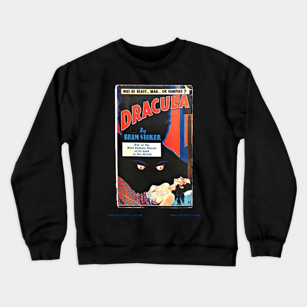 DRACULA by Bram Stoker Crewneck Sweatshirt by Rot In Hell Club